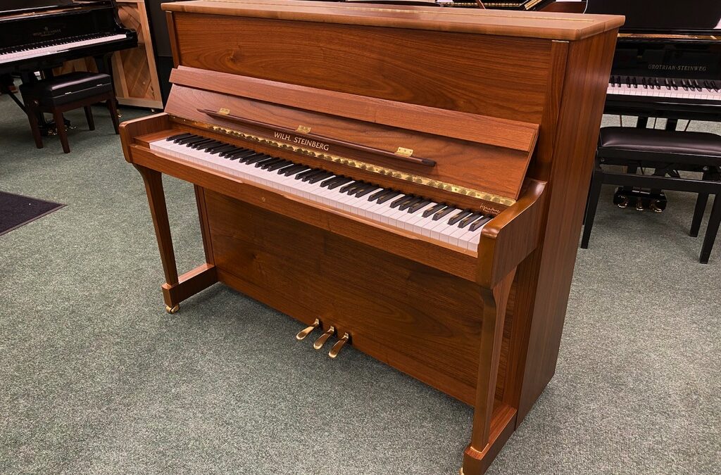 Wilh. Steinberg S-117 Walnut Upright Piano