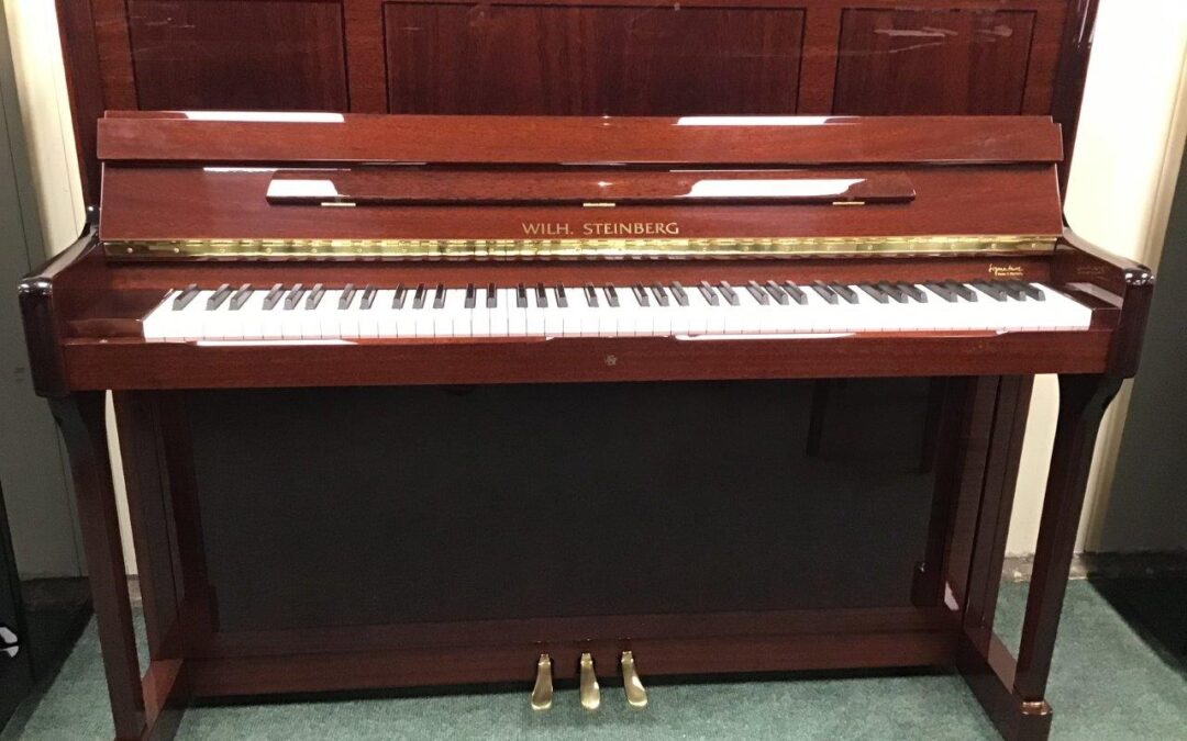 Wilh. Steinberg S-125 Upright Piano Mahogany