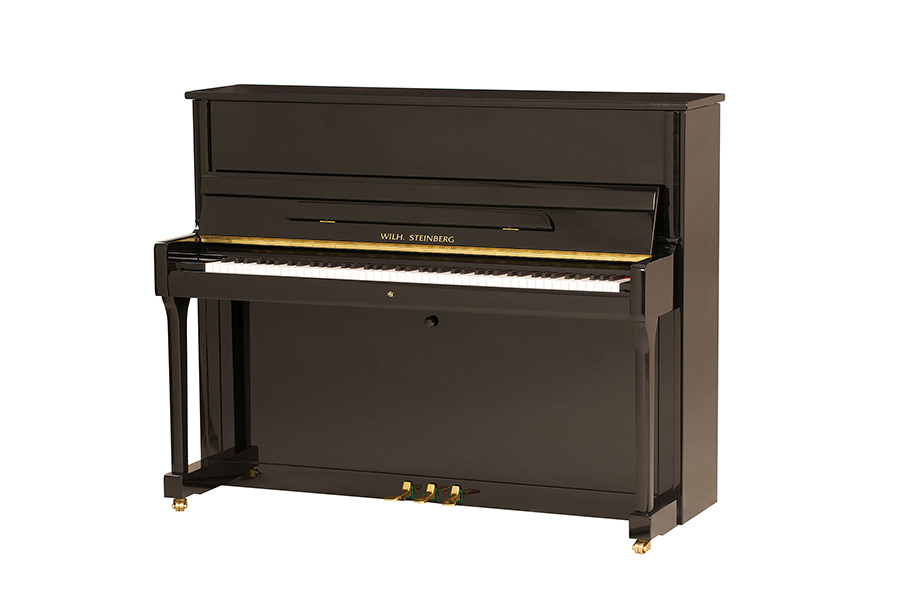 Wilh. Steinberg P-121 Black Upright Piano